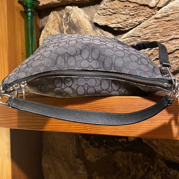 Coach celeste signature shoulder bag crossbody in black smoke - Picture 3 of 9